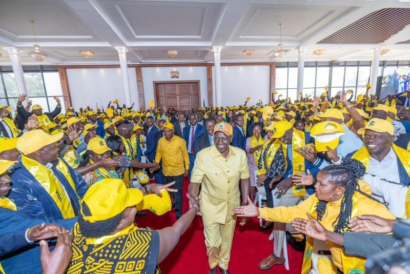 File image of President William Ruto at State House.